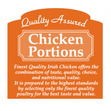 Butcher Label 'Quality Assured Chicken Portions'